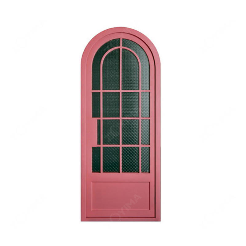 ZYM-W171 French colorful wrought iron front doors