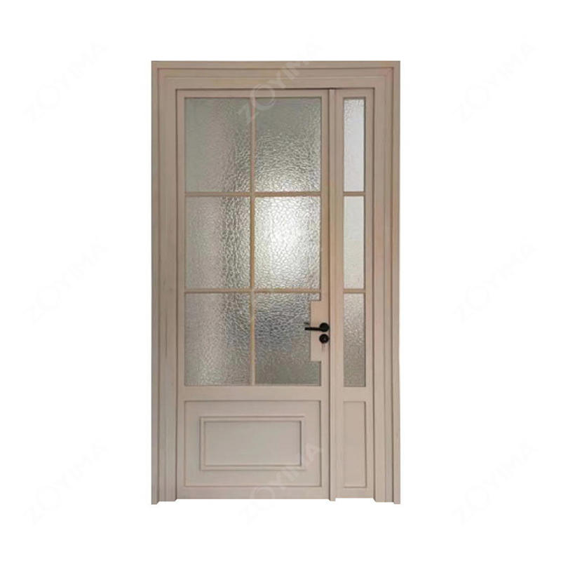 ZYM-W180 Arch top high-end colorful wrought iron doors