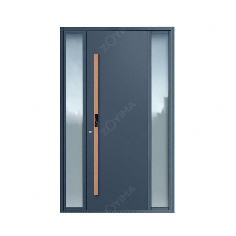 ZYM-P611 Durable wrought iron single doors