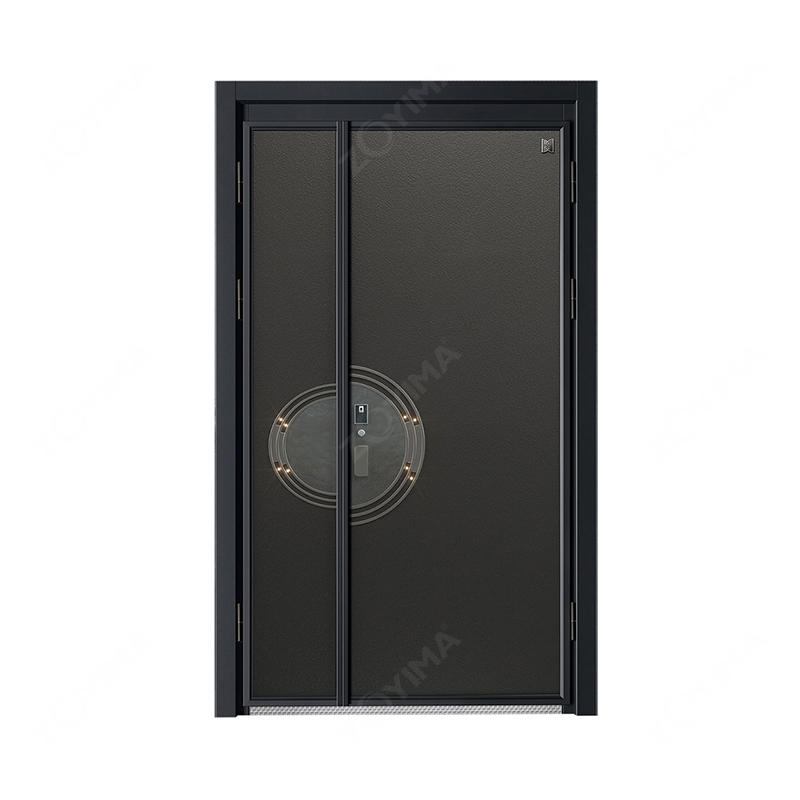KJ-607 Customized luxurious carving cast aluminum door