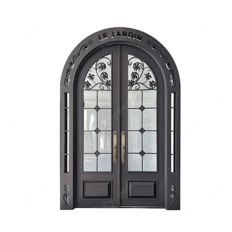 ZYM-W116 French double wrought iron safety doors