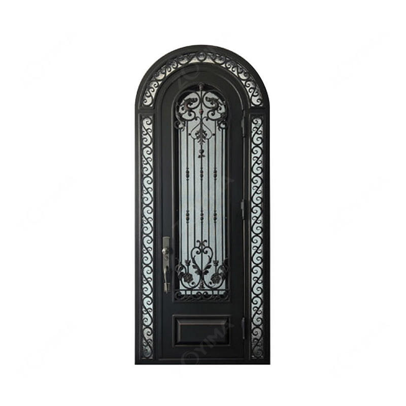 ZYM-W167 Zoyima brand single wrought iron doors excellence in handcrafted