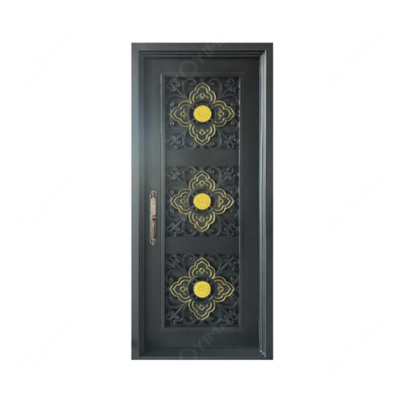 ZYM-W173 French single wrought iron safety doors