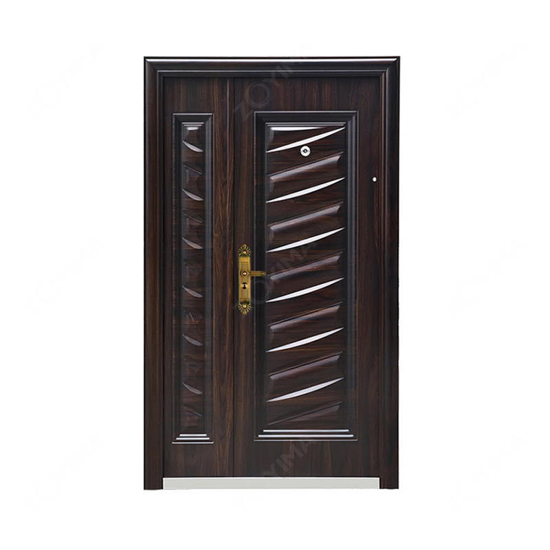 ZYM-S561 Anti-rust strong wood color son and mother steel door 