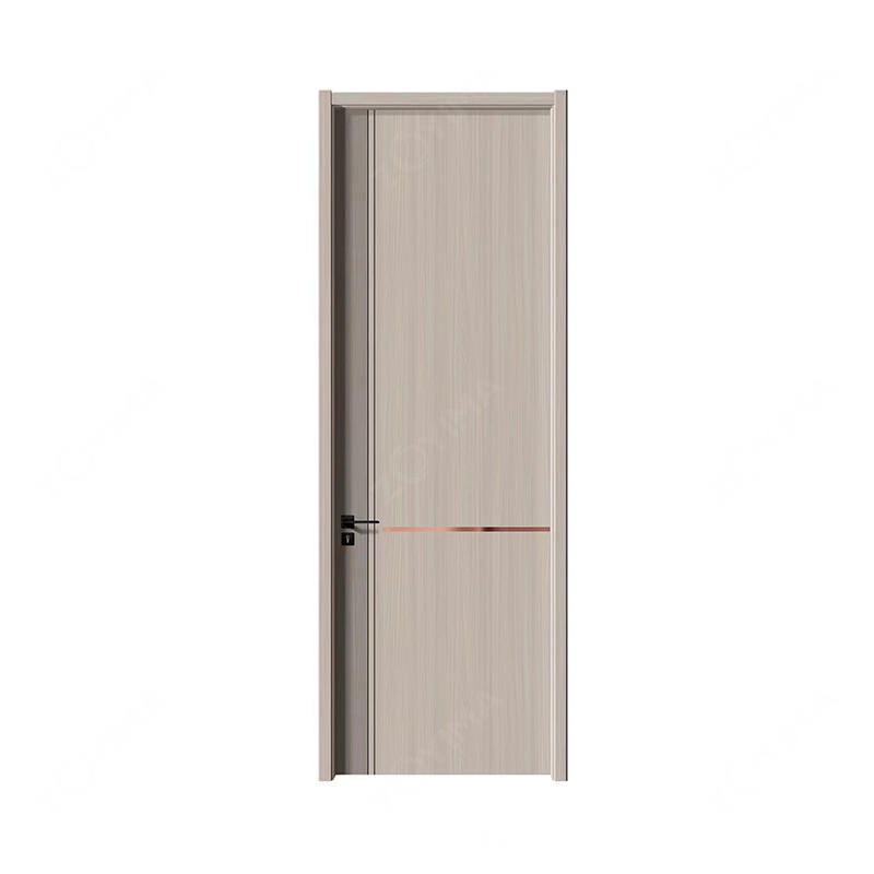 ZYM-W089 Modern home stainless steel bar inlaid wooden doors