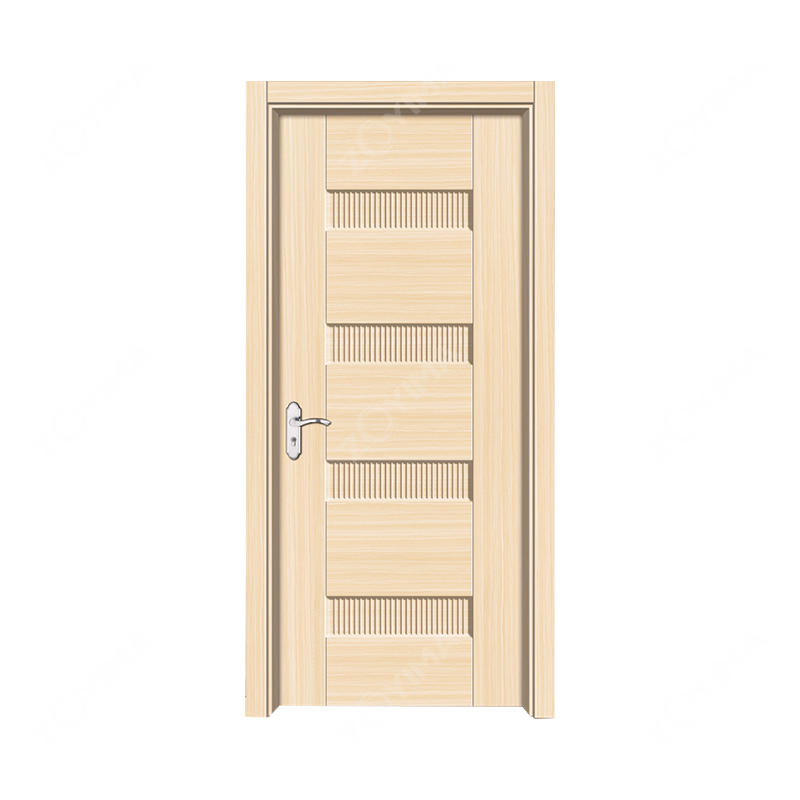 ZYM-WPC 009 Room walnut WPC doors with door panel and door frame and fittings 