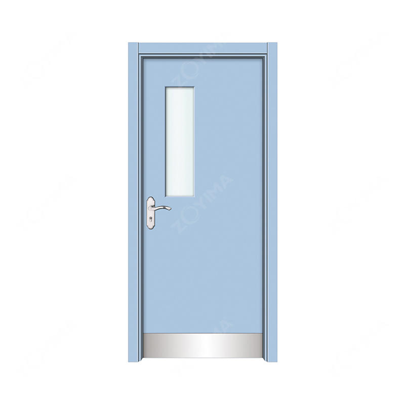 ZYM-WPC 036 Interior Hospital and School WPC Doors with door panel and door frame and accessories